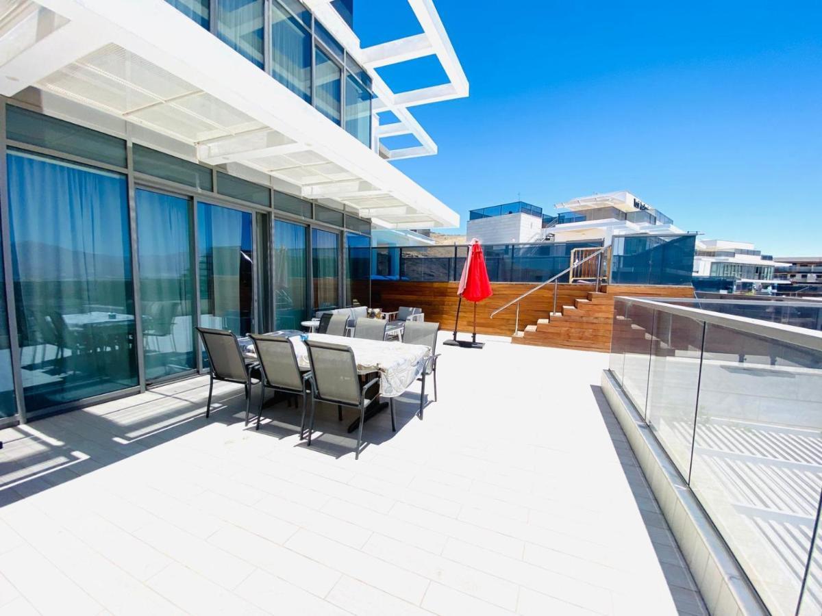 Апартаменти Stunning Penthouse With Sea Views And Private Heated Pool Ейлат Екстер'єр фото
